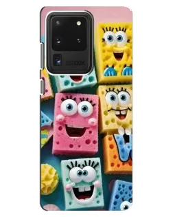 Чехол для Samsung Galaxy S20 Ultra с картинкой «Цветные губки»