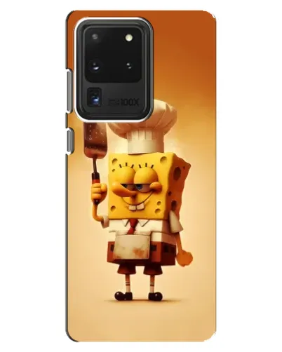 Чехол для Samsung Galaxy S20 Ultra с картинкой «Губка Боб повар»