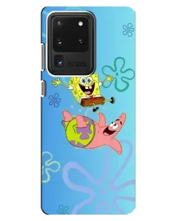 Чехол для Samsung Galaxy S20 Ultra с картинкой «Спанч Боб и Патрик»
