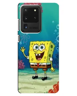 Чехол для Samsung Galaxy S20 Ultra с картинкой «Подводный привет»