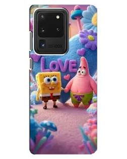 Чехол для Samsung Galaxy S20 Ultra с картинкой «Губка Боб Патрик»