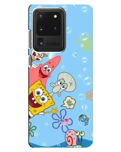 Чехол для Samsung Galaxy S20 Ultra с картинкой «Веселые пузырьки»