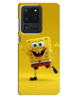 Чехол для Samsung Galaxy S20 Ultra с картинкой «Позитивный Губка Боб»