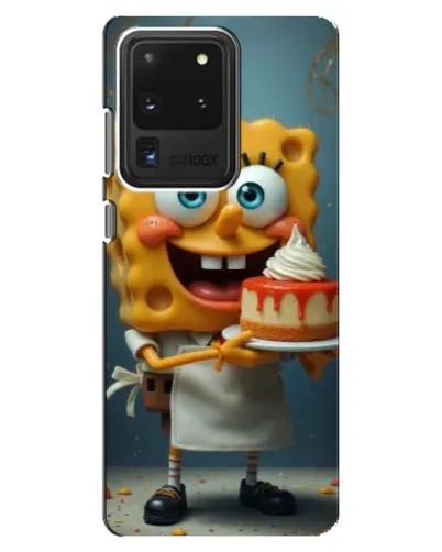 Чехол для Samsung Galaxy S20 Ultra с картинкой «Повар Спанч Боб»