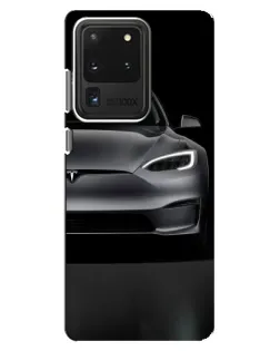 Чехол для Samsung Galaxy S20 Ultra с картинкой «Tesla Model S Look»