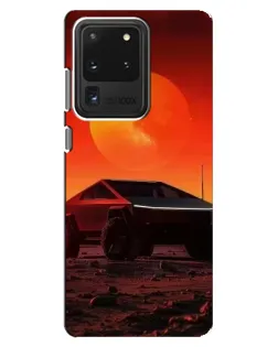 Чохол для Samsung Galaxy S20 Ultra з картинкою «Cybertruck на Марсі»