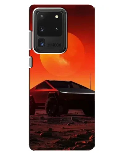 Чохол для Samsung Galaxy S20 Ultra з картинкою «Cybertruck на Марсі»