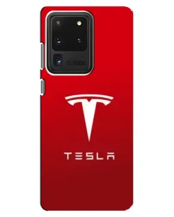 Чохол для Samsung Galaxy S20 Ultra з картинкою «Tesla Red Classic»