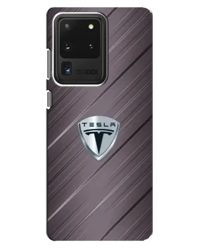 Чохол для Samsung Galaxy S20 Ultra з картинкою «Металева текстура Tesla»