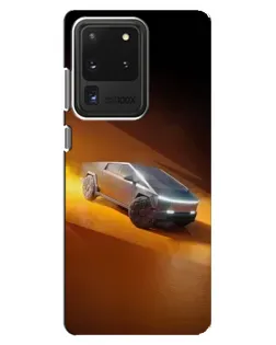 Чохол для Samsung Galaxy S20 Ultra з картинкою «Cybertruck у пустелі»