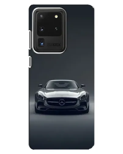 Чехол для Samsung Galaxy S20 Ultra с картинкой «Mercedes на черном»