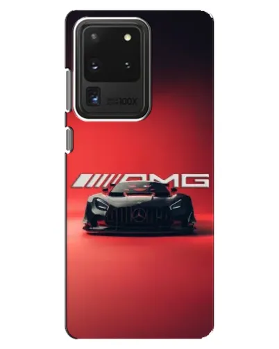 Чехол для Samsung Galaxy S20 Ultra с картинкой «Mercedes AMG — красная линия»