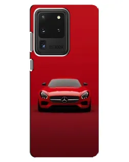 Чехол для Samsung Galaxy S20 Ultra с картинкой «Красный Mercedes AMG»