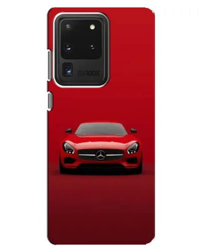 Чехол для Samsung Galaxy S20 Ultra с картинкой «Красный Mercedes AMG»