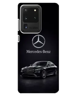Чехол для Samsung Galaxy S20 Ultra с картинкой «Mercedes — решетка радиатора»