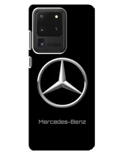 Чехол для Samsung Galaxy S20 Ultra с картинкой «Mercedes Silver Logo»