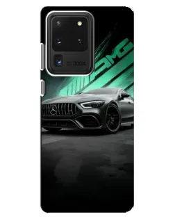 Чехол для Samsung Galaxy S20 Ultra с картинкой «Темный Mercedes AMG»