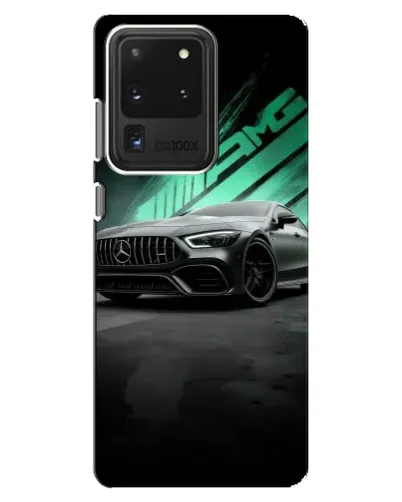 Чехол для Samsung Galaxy S20 Ultra с картинкой «Темный Mercedes AMG»