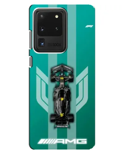 Чехол для Samsung Galaxy S20 Ultra с картинкой «Mercedes AMG Petronas»