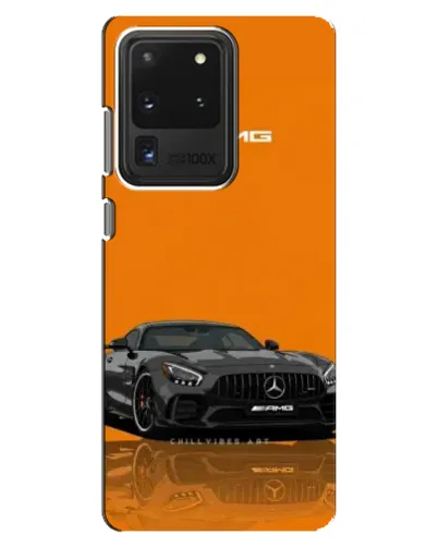 Чехол для Samsung Galaxy S20 Ultra с картинкой «Оранжевый Mercedes AMG»