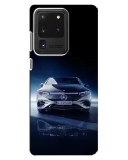 Чехол для Samsung Galaxy S20 Ultra с картинкой «Ночной Mercedes EQ»
