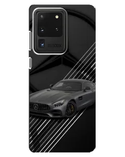 Чехол для Samsung Galaxy S20 Ultra с картинкой «Mercedes AMG — графика»