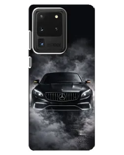 Чехол для Samsung Galaxy S20 Ultra с картинкой «Mercedes в дыму»