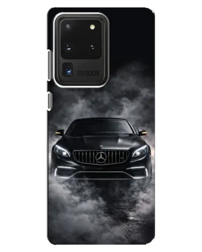 Чехол для Samsung Galaxy S20 Ultra с картинкой «Mercedes в дыму»
