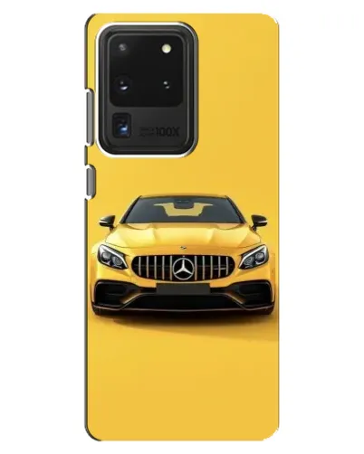 Чехол для Samsung Galaxy S20 Ultra с картинкой «Желтый Mercedes GT»