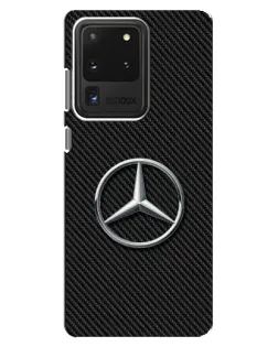 Чехол для Samsung Galaxy S20 Ultra с картинкой «Карбоновый Mercedes стиль»