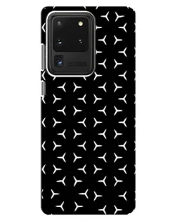 Чехол для Samsung Galaxy S20 Ultra с картинкой «Mercedes паттерн звезд»