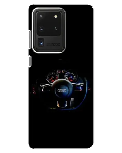 Чехол для Samsung Galaxy S20 Ultra с картинкой «Салон Audi — руль»