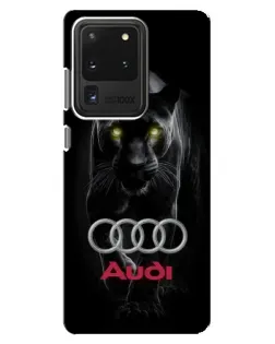 Чехол для Samsung Galaxy S20 Ultra с картинкой «Пантера и Audi»