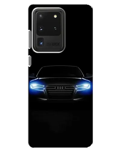 Чехол для Samsung Galaxy S20 Ultra с картинкой «Audi в неоне»