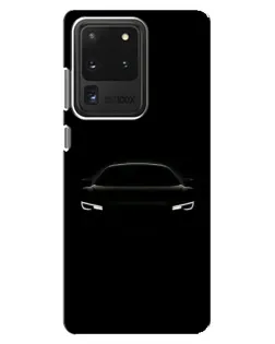 Чехол для Samsung Galaxy S20 Ultra с картинкой «Взгляд Audi в темноте»