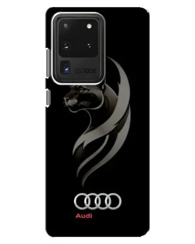 Чехол для Samsung Galaxy S20 Ultra с картинкой «Графика — пантера и Audi»