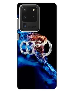 Чехол для Samsung Galaxy S20 Ultra с картинкой «Энергия лого Audi»