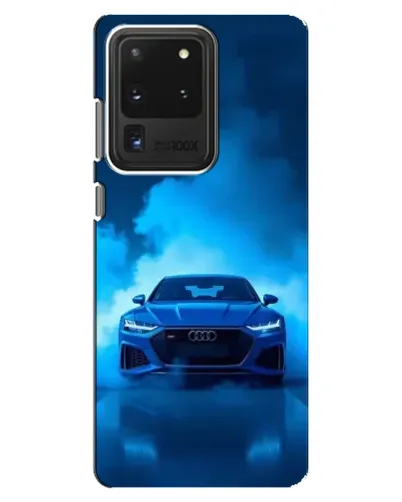 Чехол для Samsung Galaxy S20 Ultra с картинкой «Audi — голубая энергия»