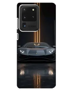 Чохол для Samsung Galaxy S20 Ultra з картинкою «Lamborghini золоті лінії»