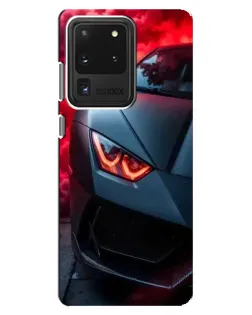 Чохол для Samsung Galaxy S20 Ultra з картинкою «Lamborghini червоне сяйво»
