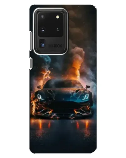 Чехол для Samsung Galaxy S20 Ultra с картинкой «Lamborghini дымная эстетика» Чехол для Samsung Galaxy S20 Ultra с картинкой «Lamborghini дымная эстетика»