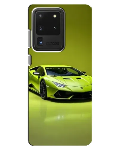 Чехол для Samsung Galaxy S20 Ultra с картинкой «Салатовый Lamborghini Huracan» Чехол для Samsung Galaxy S20 Ultra с картинкой «Салатовый Lamborghini Huracan»