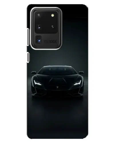 Чехол для Samsung Galaxy S20 Ultra с картинкой «Черный Lamborghini Aventador» Чехол для Samsung Galaxy S20 Ultra с картинкой «Черный Lamborghini Aventador»