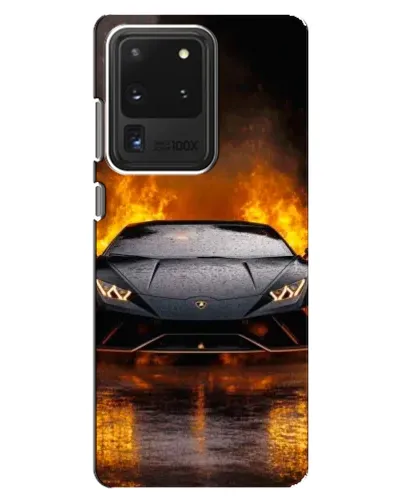 Чехол для Samsung Galaxy S20 Ultra с картинкой «Lamborghini в огне» Чехол для Samsung Galaxy S20 Ultra с картинкой «Lamborghini в огне»