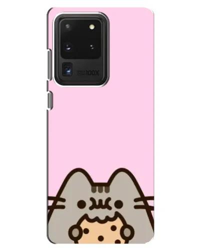 Чехол для Samsung Galaxy S20 Ultra с картинкой «Pusheen и печенье»
