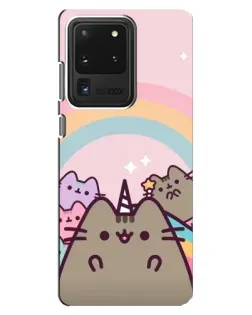 Чехол для Samsung Galaxy S20 Ultra с картинкой «Единорог Pusheen»