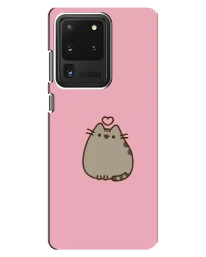 Чехол для Samsung Galaxy S20 Ultra с картинкой «Pusheen сердце»