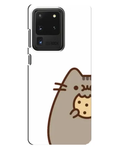 Чехол для Samsung Galaxy S20 Ultra с картинкой «Пушин с печеньем»