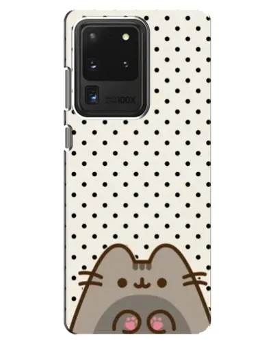 Чехол для Samsung Galaxy S20 Ultra с картинкой «Пушин в горошек»
