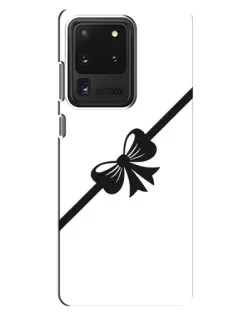 Чехол для Samsung Galaxy S20 Ultra с картинкой «Диагональный бант»